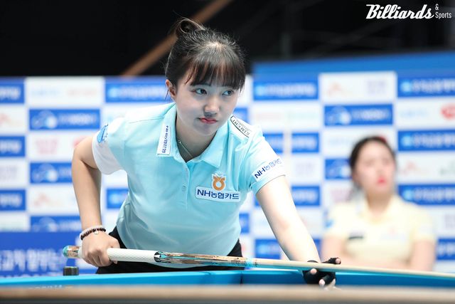 황민지는 8강에서 'LPBA 최강' 김가영(하나카드)과 대결한다.