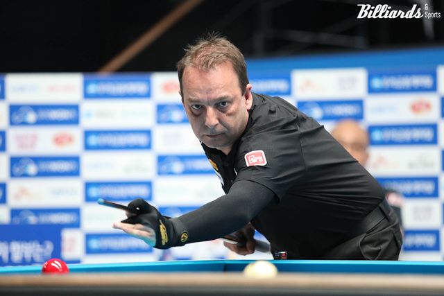 다니엘 산체스(웰컴저축은행)는 이날 16강전에서 오태준(크라운해태)에게 3-0 승리를 거뒀다.