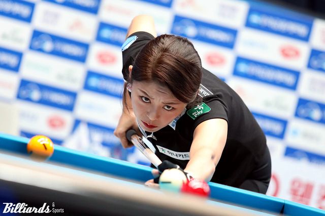 김가영(하나카드)이 이번 시즌 개막전에서도 결승에 진출하며 통산 15승과 8회 연속 우승, 개막전 첫 우승 등 타이틀에 도전한다.&nbsp; 사진=고양/이용휘 기자