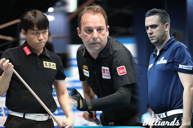 최성원, 다니엘 산체스, 다비드 사파타 등 'PBA 챔프' 출신들이 대거 16강 진출에 성공했다. 사진=고양/이용휘 기자