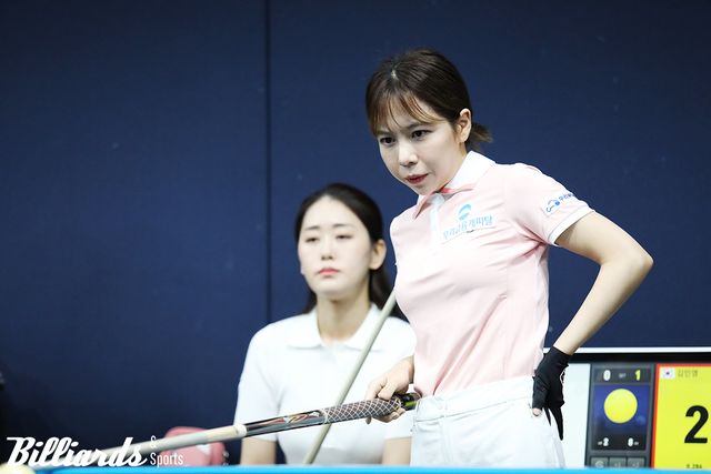 16강에서 최지민과 대결 중인 김민영.