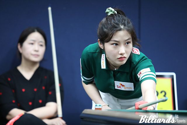 양유정을 25:5로 꺾은 조예은은 PQ에서 김경자와 64강 진출을 다툰다.