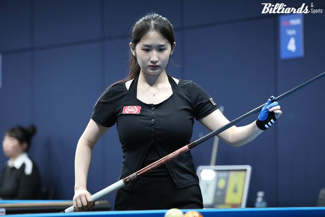 김가영(하나카드)의 64강 첫 경기 상대로 낙점된 김채연.