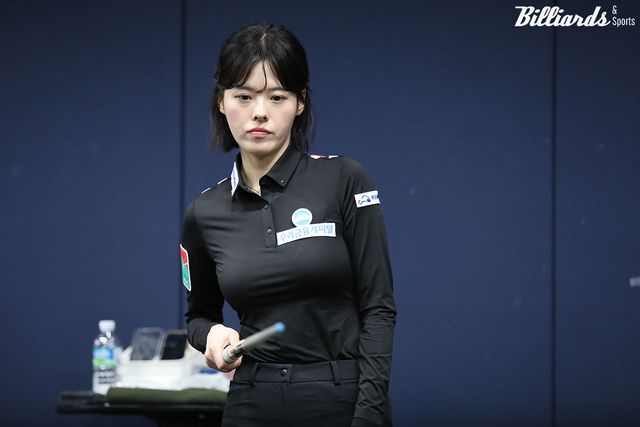 서한솔은 류세정에게 2점 차의 분패를 당했다.