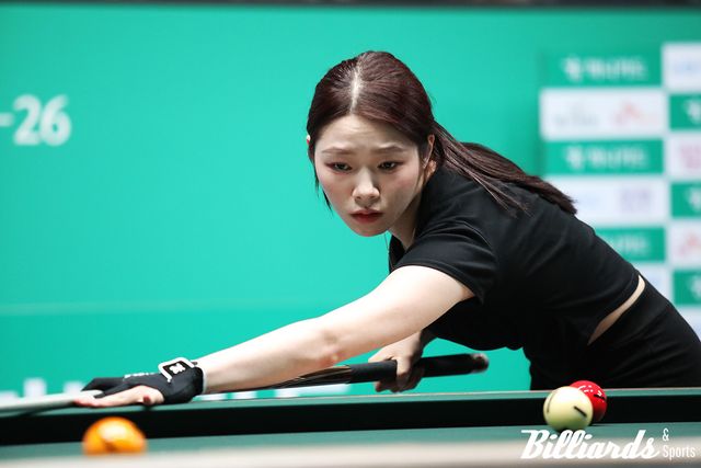 PQ에서 용현지를 꺾고 64강에 오른 김도경.