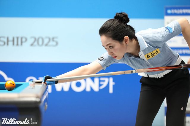 저녁 8시 10분 64강 경기에서 '개막전 준우승' 차유람(휴온스)은 이유나-박은경의 PQ 승자와 대결한다.