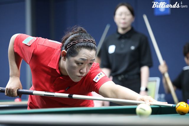 오지연은 세트스코어 2-0에서 아쉽게 동점을 허용하며 김민영에게 승부치기에서 패했다.&nbsp;