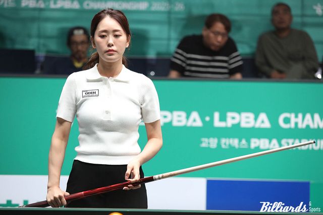 최지민은 32강에서 'LPBA 랭킹 3위' 김민아(NH농협카드)를 승부치기에서 꺾고 16강에 올라왔다.