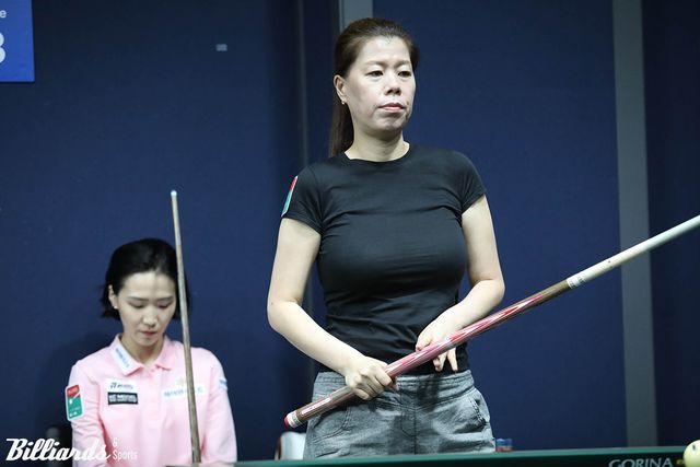 전날 32강전에서 김다희를 승부치기 끝에 1 대 0으로 꺾고 16강에 올라온 이마리.