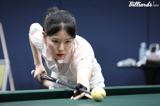 32강전 승부치기에서 심지유에게 0 대 1로 아깝게 패한 하윤정.&nbsp;