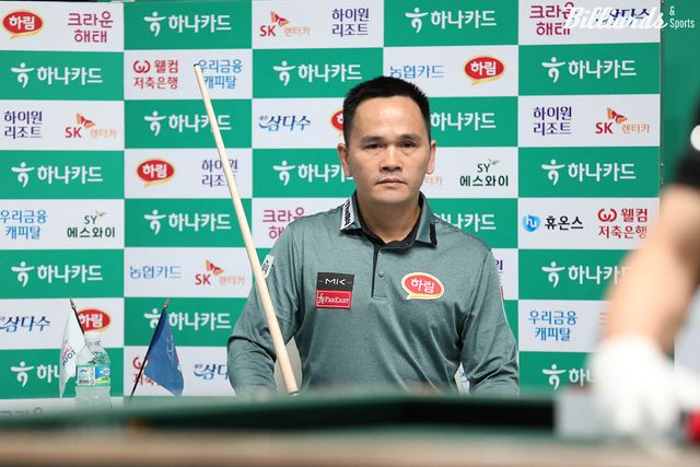 쩐득민은 3세트에 옆돌리가가 살짝 빗나가면서 신정주에게 곧바로 4점타를 맞고 11:15로 패했다.&nbsp;