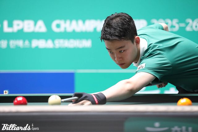 '최연소 투어 챔피언' 김영원은 지난 시즌 웰컴저축은행 대체선수였다가 이번에 하림의 정식 팀리거가 됐다.&nbsp; 빌리어즈앤스포츠 DB