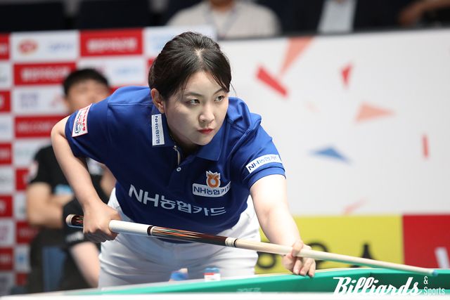 6세트 승리로 팀 승리의 발판을 만든 김민아(NH농협카드)