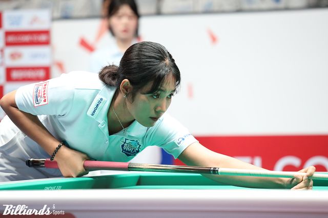 스롱 피아비(우리금융캐피탈)는 6세트에서 김다희(하이원리조트)에게 패했다.