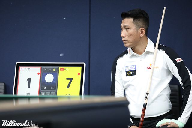 응오딘나이(SK렌터카)는 이선웅을 누르고 64강에 진출해 정경섭과 대결한다.