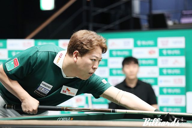 47분 만에 이승혁을 3-0으로 꺾고 64강에 오른 강동궁.