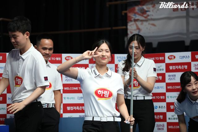 박정현은 1라운드 6세트에 4차례 나와 2승 2패를 거뒀으나, 스롱과 김예은(웰컴저축은행)을 꺾고 김가영(하나카드), 백민주(크라운해태)와는 1, 2점차로 접전 승부를 벌였다.