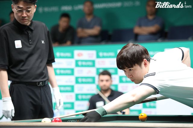 아깝게 16강에서 패한 주시윤.