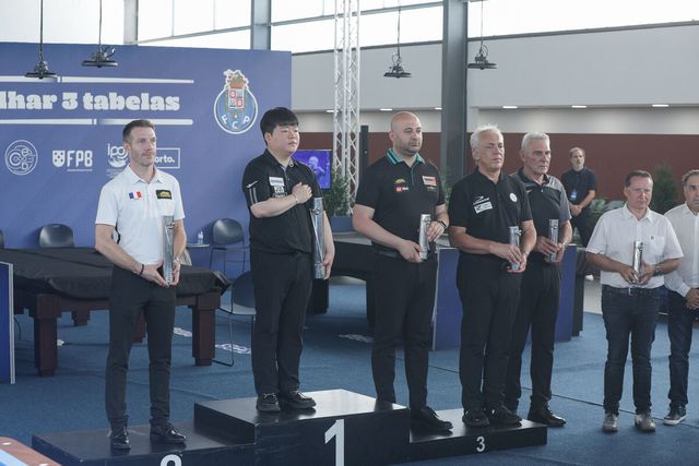 조명우의 우승으로 시상식에서 울려퍼지는 애국가.