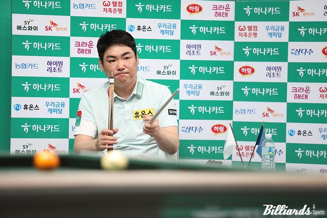 8강전에서 마르티네스에게 아쉽게 패한 이상대(휴온스).