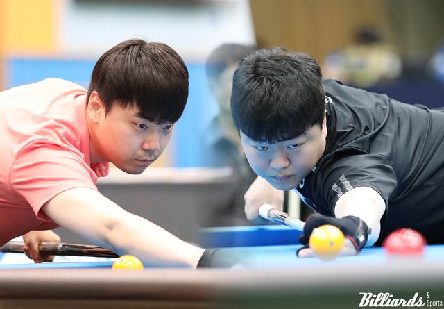 김행직(왼쪽)과 조명우(오른쪽).