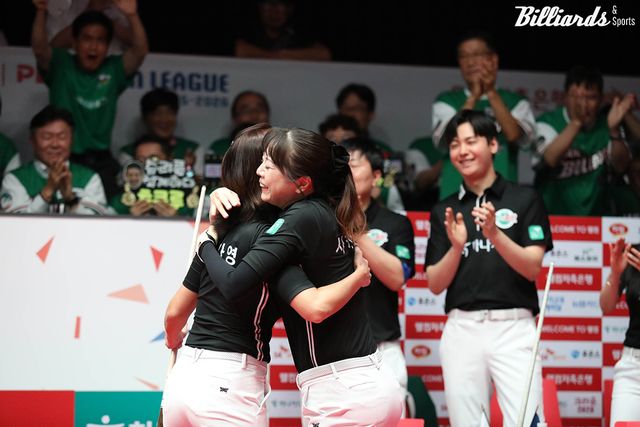 김가영이 분전한 하나카드는 여자복식 2세트에서 승률 77.8%, 6세트 단식전은 83.3%를 기록했다.