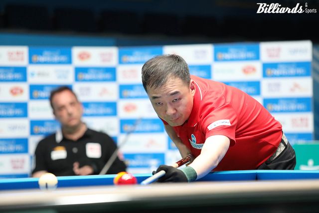 엄상필은 세트스코어 1-2로 끌려가다가 4-2로 역전승을 거뒀다.