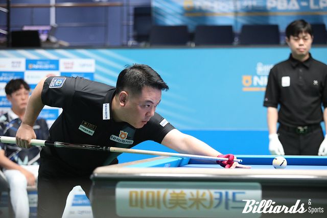 조좌호를 상대로 애버리지 2.813을 기록한 조재호가 웰컴톱랭킹 2위에 올랐다.