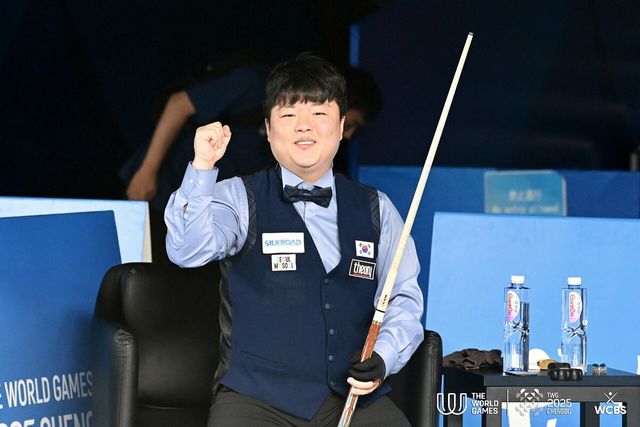 시덤과 결승에서 한국의 첫 월드게임 금메달을 놓고 맞붙는 조명우.