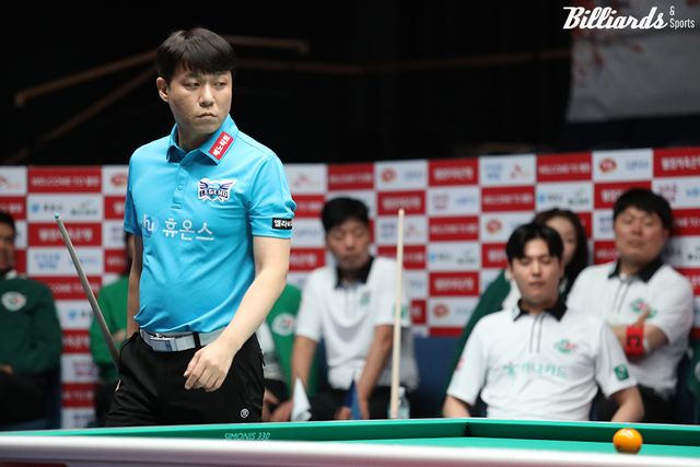 마지막 7세트를 아깝게 패한 최성원(휴온스).