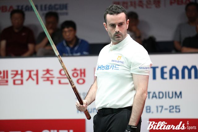 7세트에 승리하며 팀에 첫 승을 안긴 안토니오 몬테스(NH농협카드)