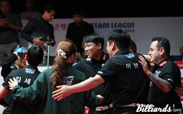 2라운드 2승을 올리고 3일차에 1위에 오른 휴온스 헬스케어레전드. 사진=고양/이용휘 기자