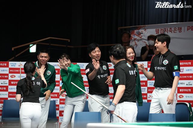 하나카드 선수들.