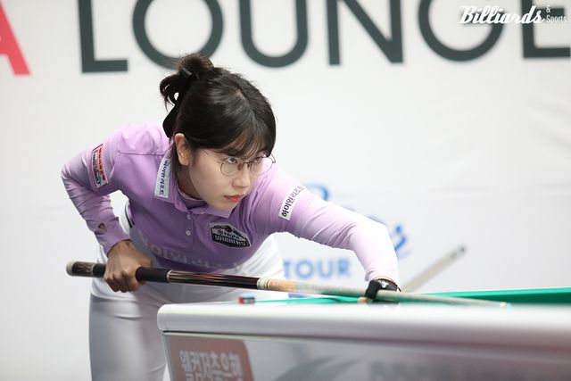 6세트에서 승부를 마무리한 이미래(하이원리조트).