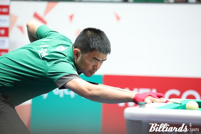 하이런 10점으로 강동궁(SK렌터카)에게 역전승을 거둔 응우옌꾸옥응우옌(하나카드)