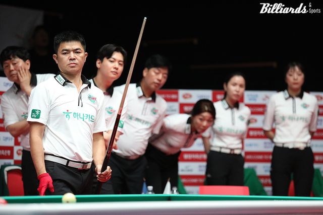 하나카드가 2랑룬드 8일 차 경기에서 세트스코어 3-4로 에스와이에 패하면서 마지막 날 혼전이 예상된다.&nbsp; 사진=고양/이용휘 기자