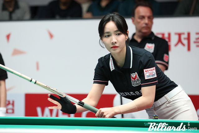 4세트에서 역전승을 거둔 최혜미