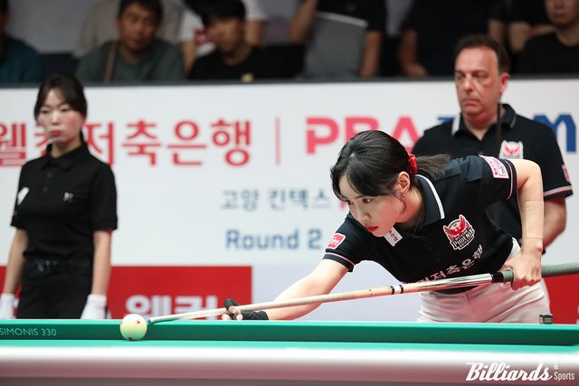 웰컴저축은행 최혜미-다니엘 산체스.&nbsp;&nbsp;사진=고양/이용휘 기자