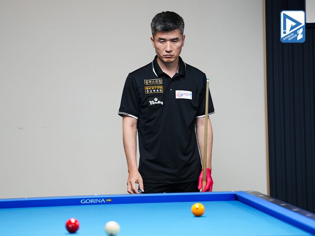 D리그 1위에 오른 충남당구연맹의 강자인.