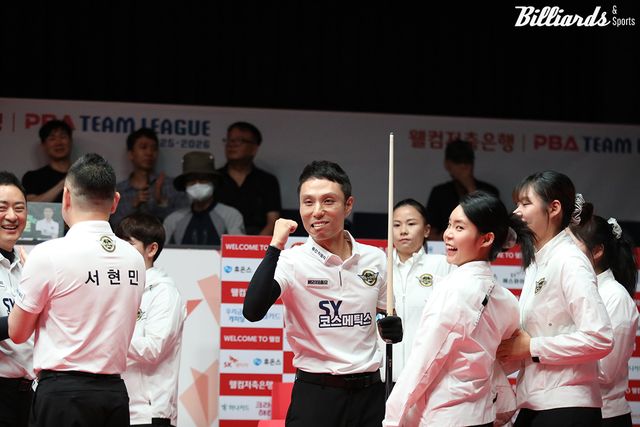 7세트에서 승부를 마무리한 에스와이 최원준1.