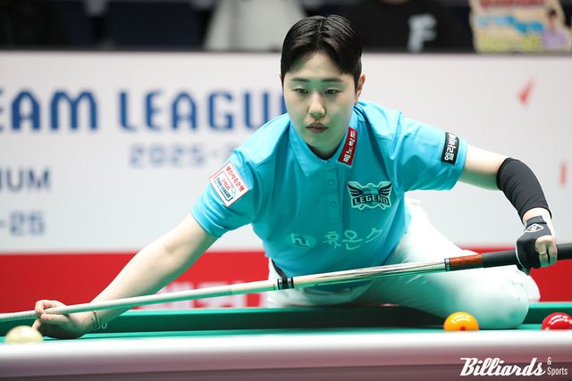 창단 첫 라운드 우승이 걸린 마지막 경기에서 2세트와 6세트에 출전하는 김세연(휴온스).