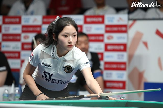 한지은은 6세트를 8:9로 스롱 피아비(캄보디아)에게 아깝게 패했다.&nbsp;