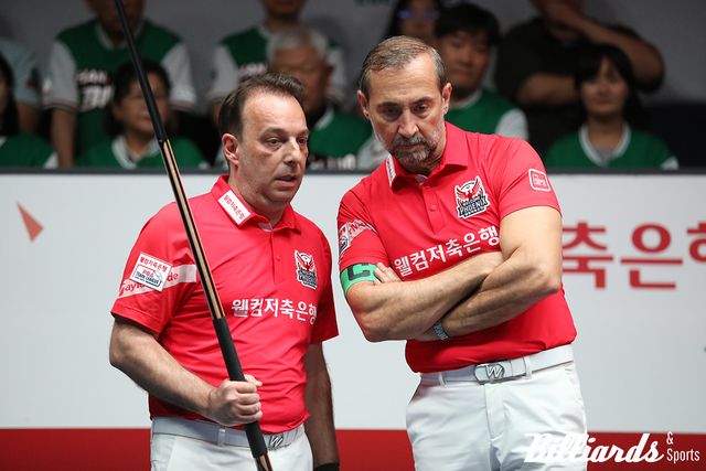 웰컴저축은행은 이번 라운드에 새 주장 다니엘 산체스와 맏형 세미 사이그너를 주축으로 똘똘 뭉쳤다.