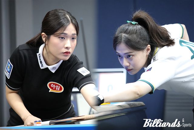 '하림' 박정현과 정보윤이 같은 시간 나란히 64강 진출을 확정했다. 사진=고양/이용휘 기자