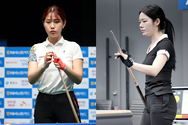 이날 PPQ에서 승리를 거둔 전애린(왼쪽)과 김보경.