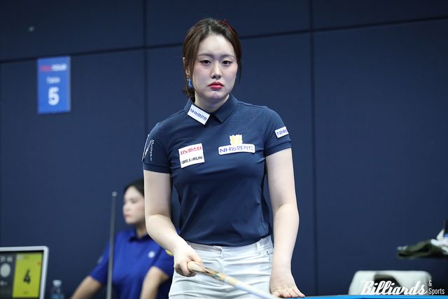 김효주에게 1점 차로 분패한 김보미(NH농협카드).