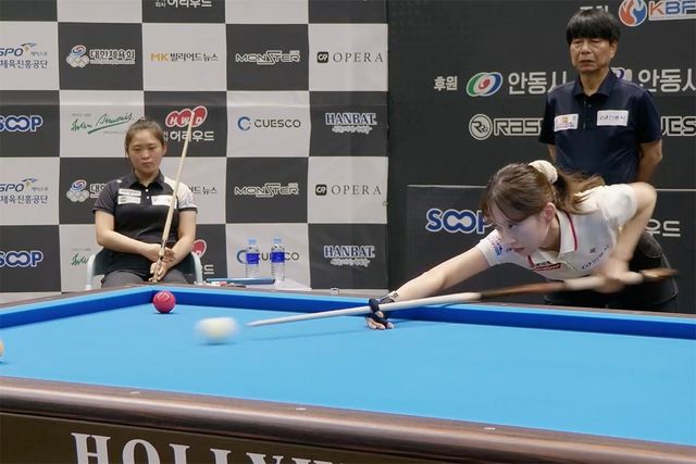 최봄이와 김하은의 결승전. 사진=SOOP 중계화면