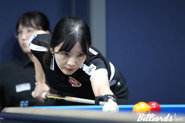 김상아는 32강에서 장혜리를 꺾고 16강에 올랐다.