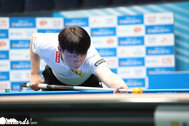 김준태와 64강전에서 대결하는 최성원.