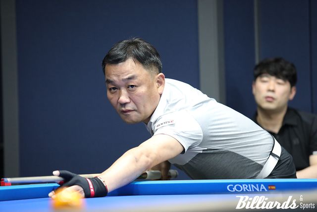 세트스코어 3-0, 애버리지 1.957을 기록하며 64강에 오른 김현석1. 사진=고양/이용휘 기자